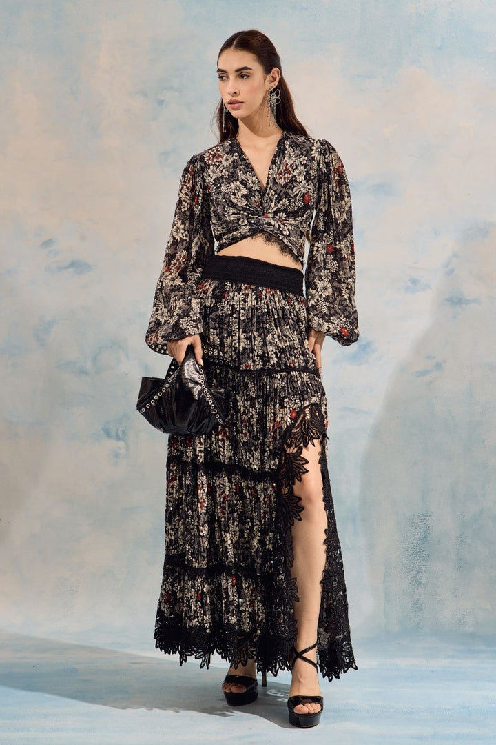 Salomi Top & Skirt Set