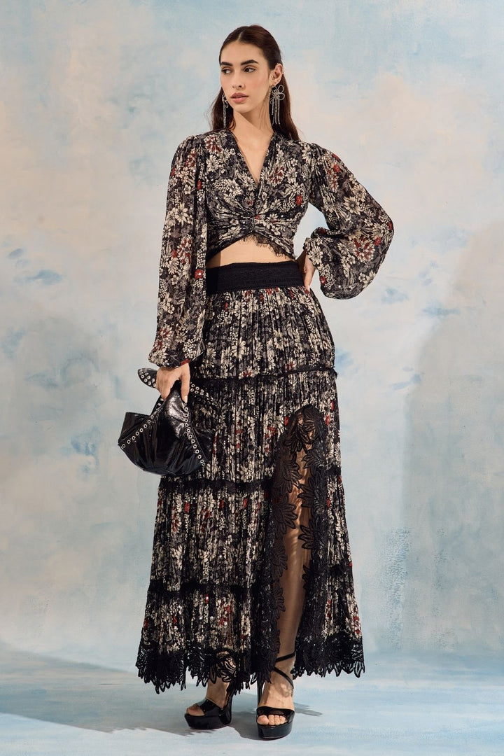 Salomi Top & Skirt Set