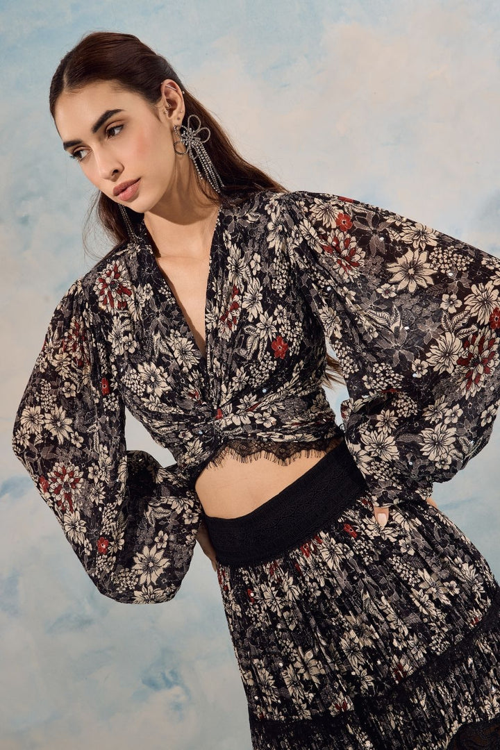 Salomi Top & Skirt Set