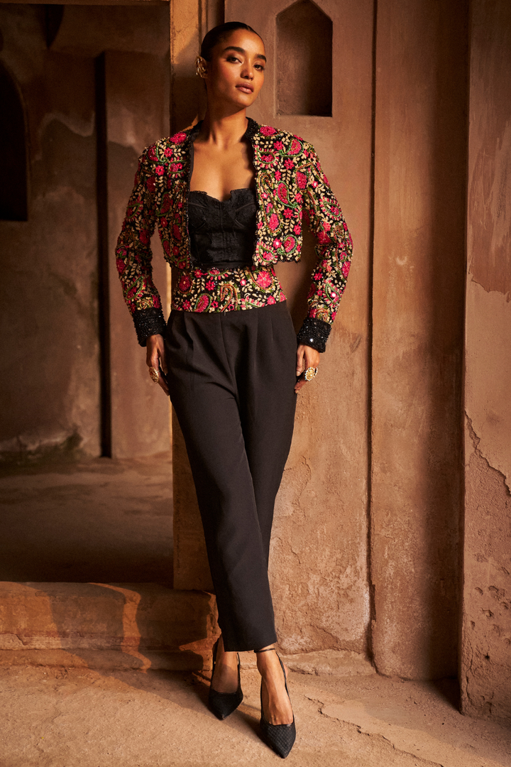 Free Spirit Crop Blazer & Pants Set