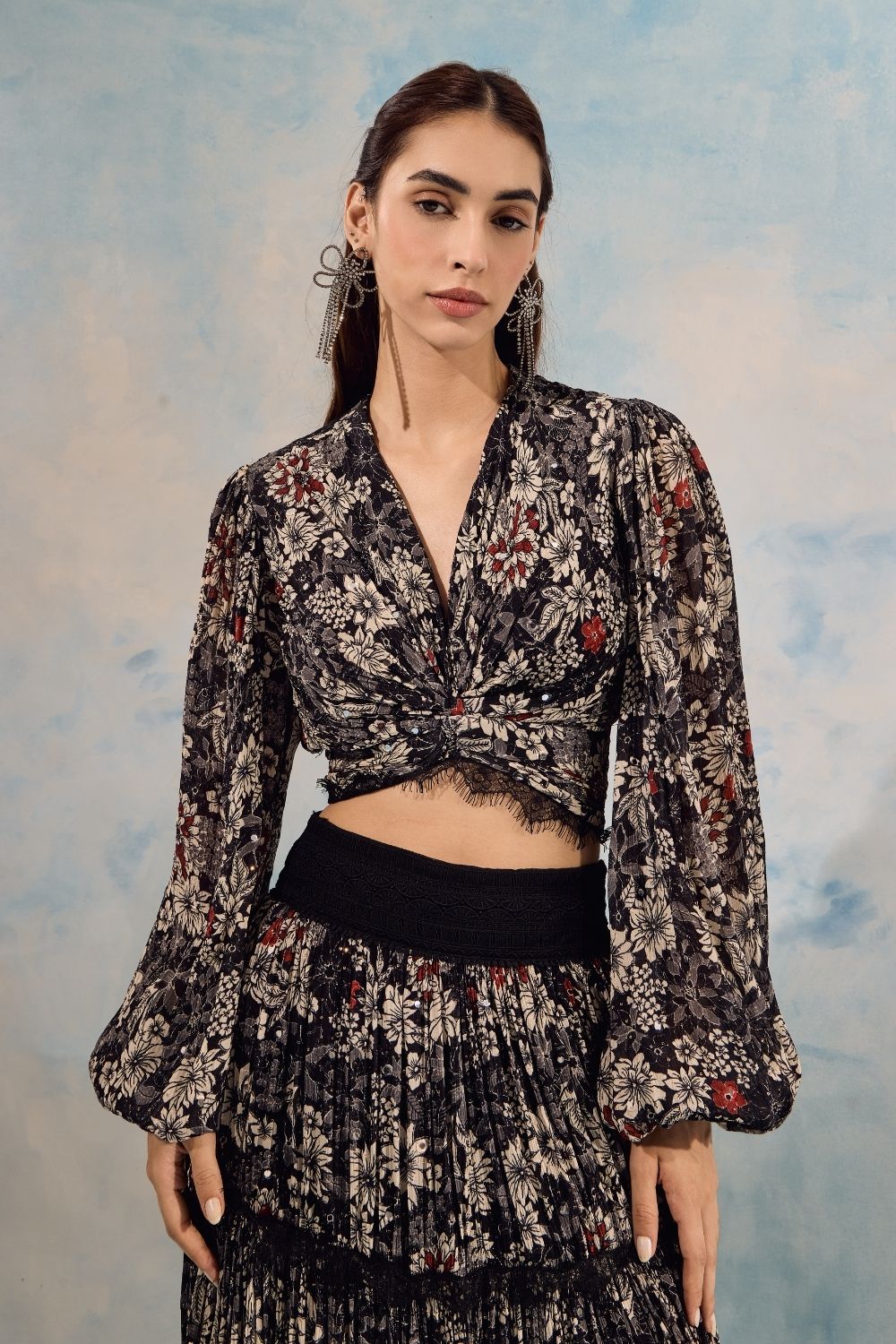 Salomi Top & Skirt Set