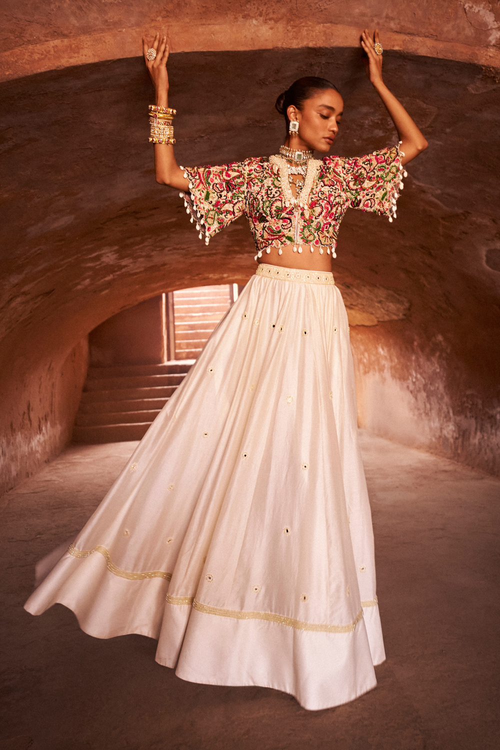 Desert Rose Lehenga Set