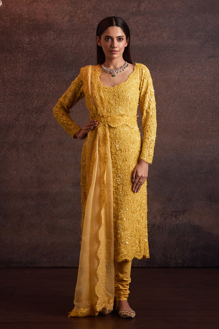 Vashti Yellow Kurta Set