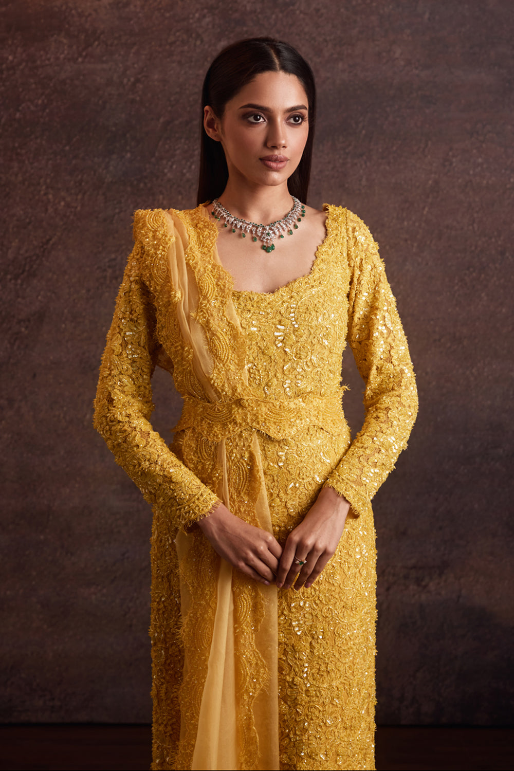 Vashti Yellow Kurta Set