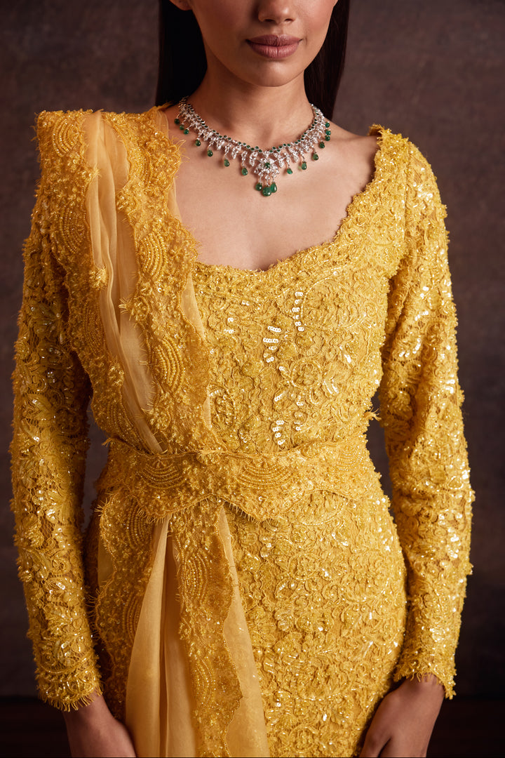 Vashti Yellow Kurta Set