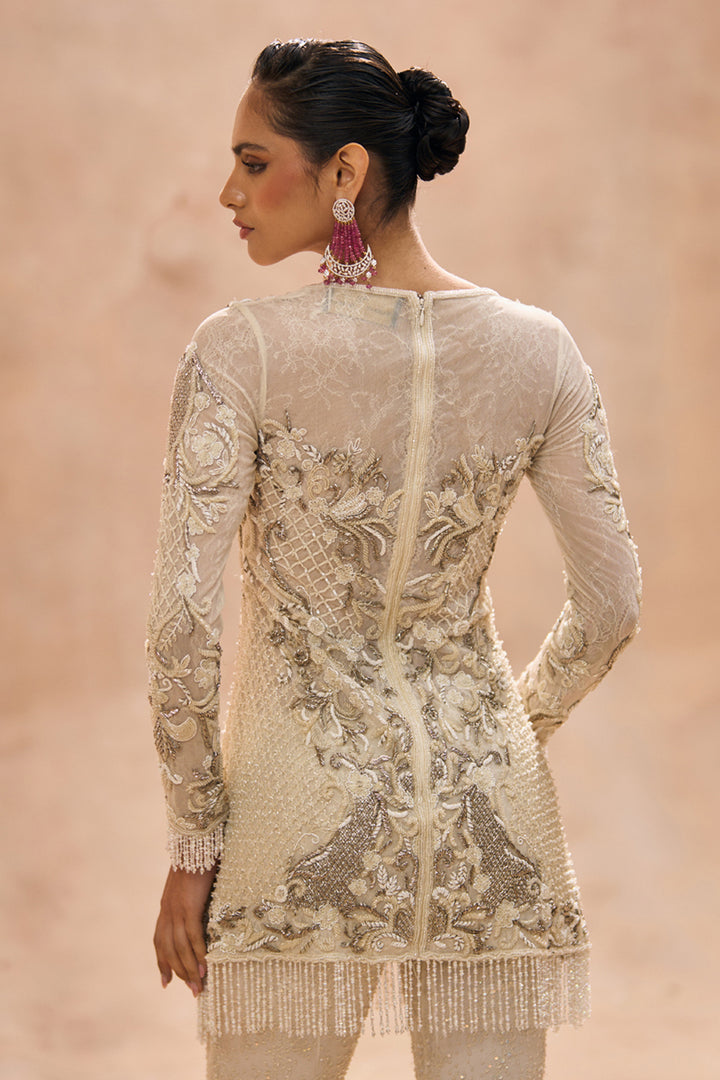 Civi Ivory A-Line Kurta Set