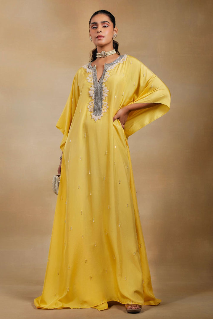 Raima Yellow Kaftan