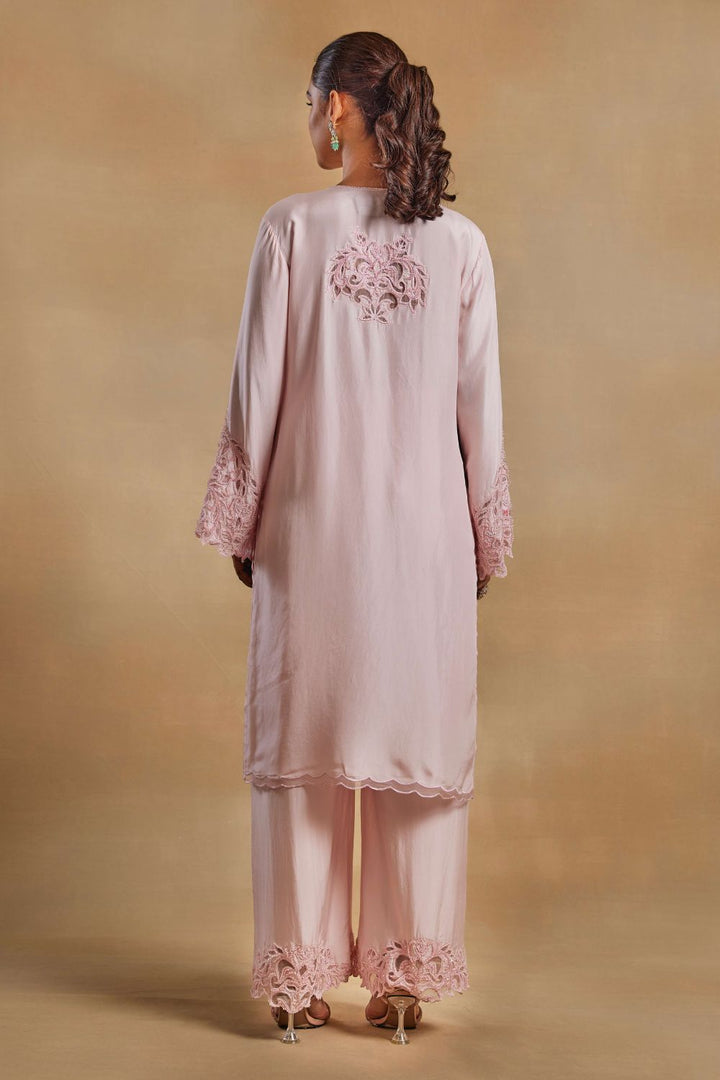 Naila Baby Pink Kurta & Pants Set