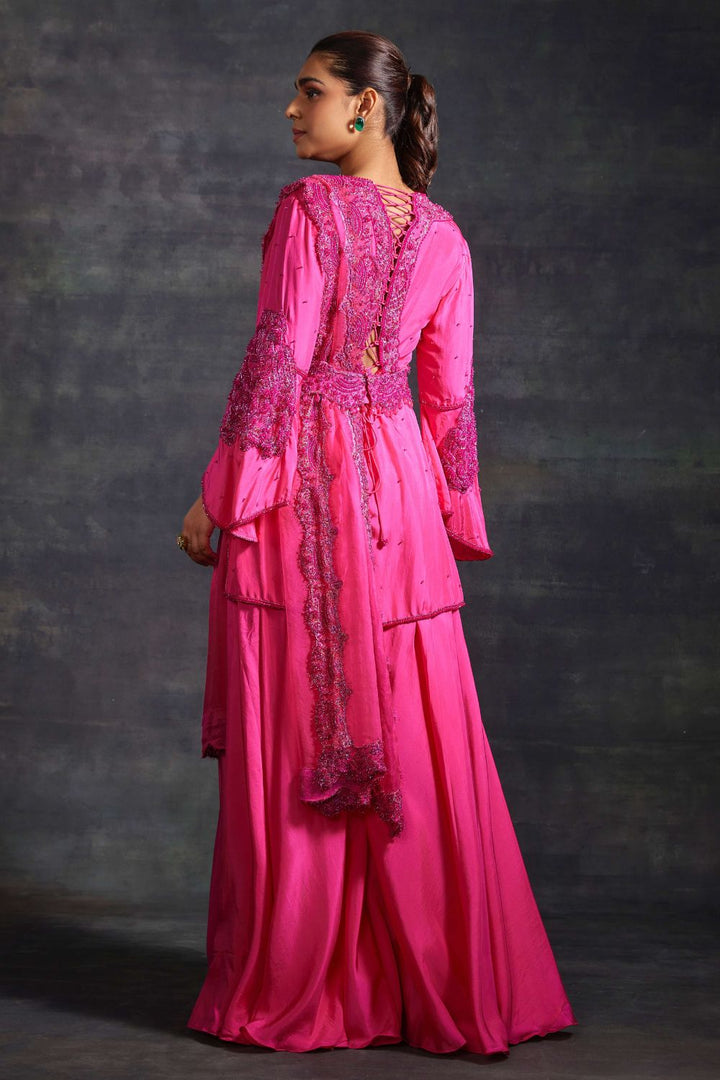 Eshal Pink Kurta & Sharara Set