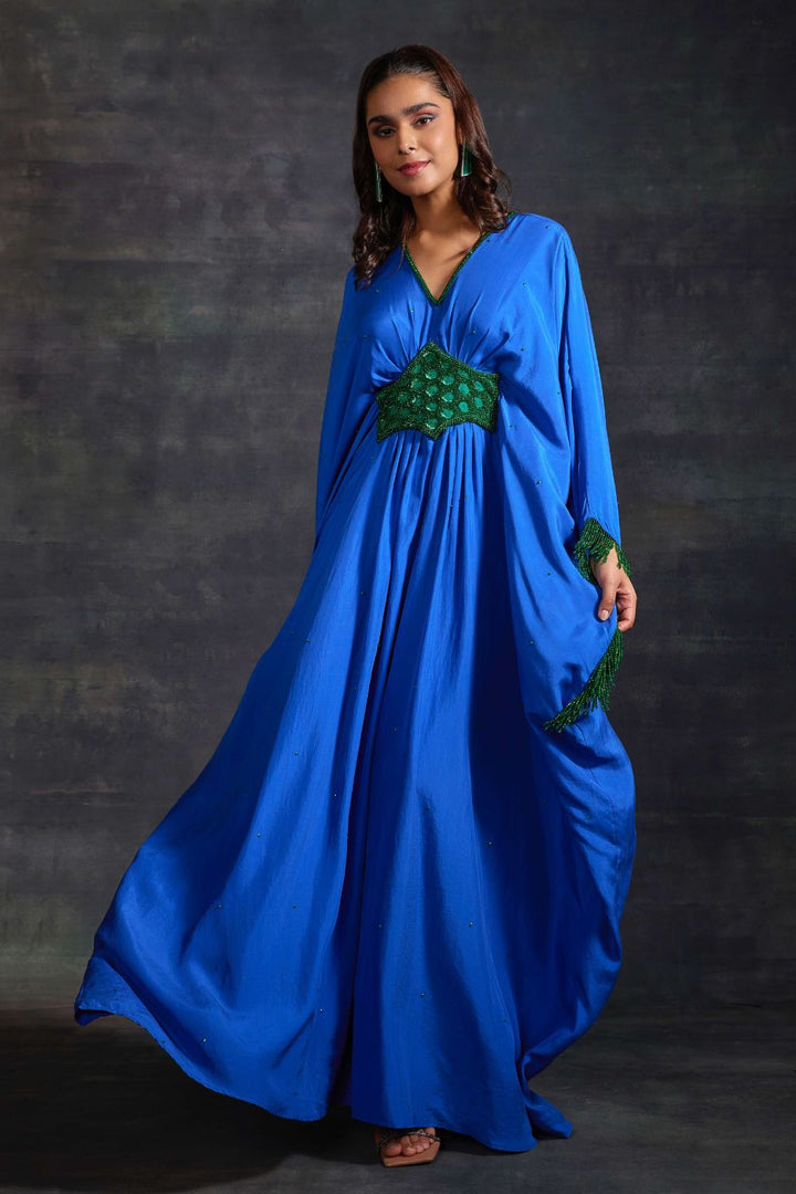 Blue Fareeha Kaftan