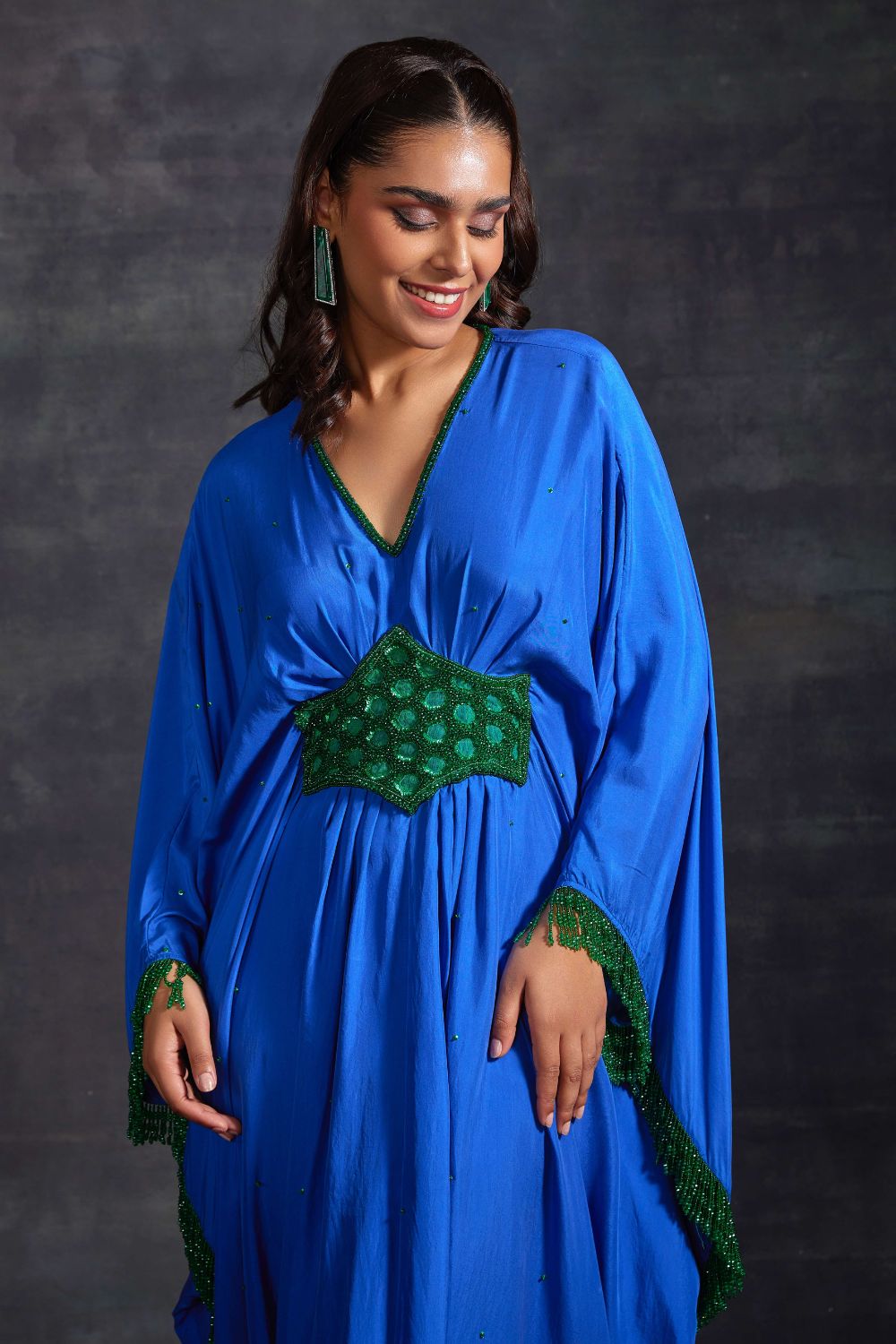 Blue Fareeha Kaftan