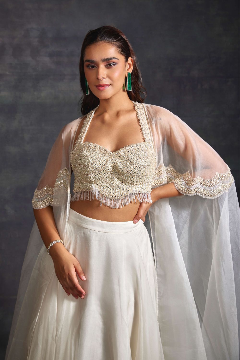 Afraa Lehenga Set