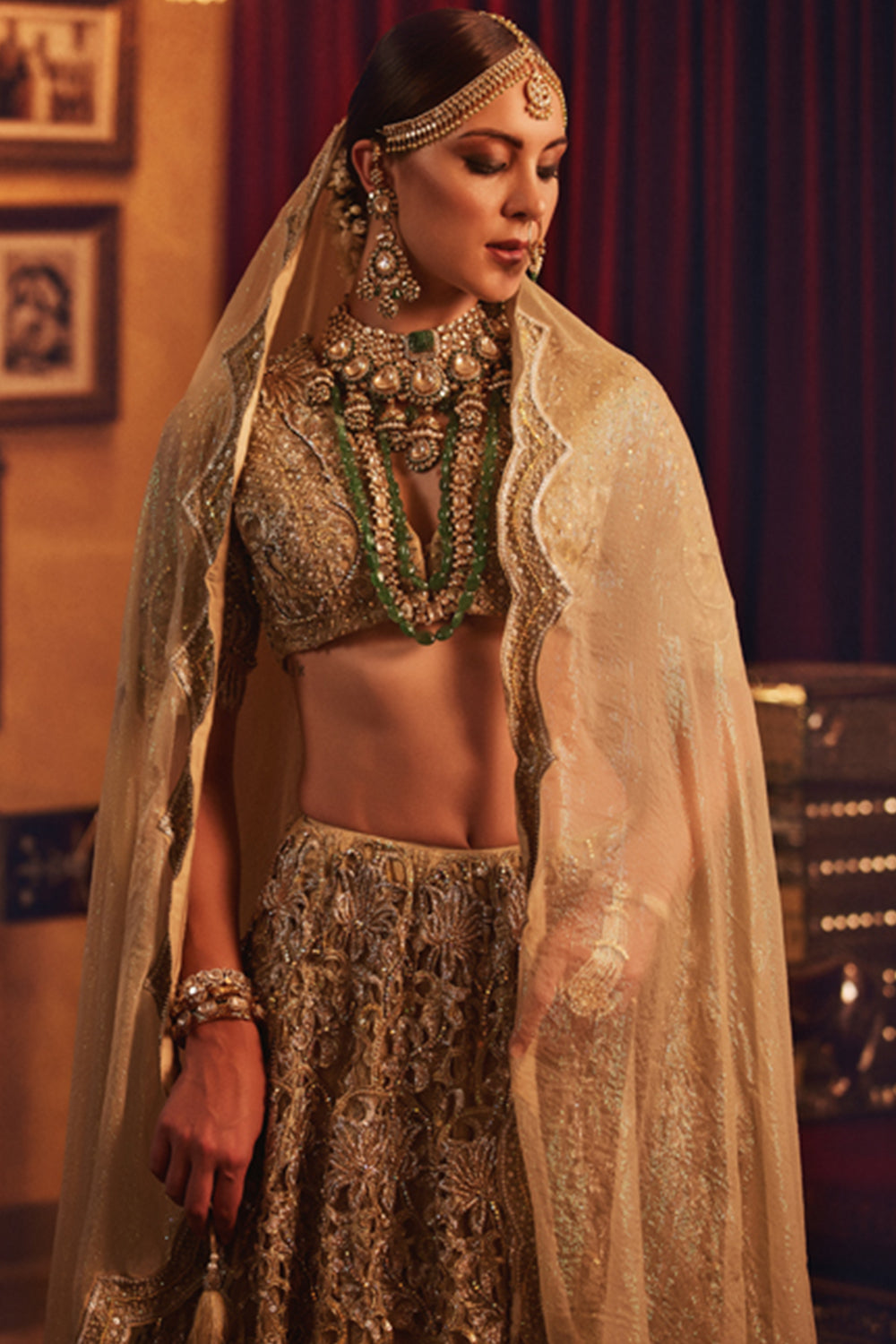 Golden Lehenga Set