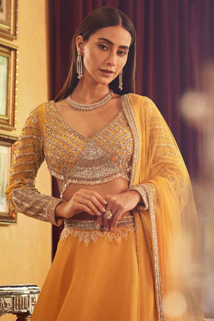 Yellow Lehenga Set