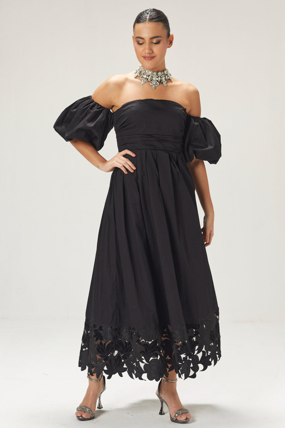 Black Off-Shoulder Dress – House Of Exotique