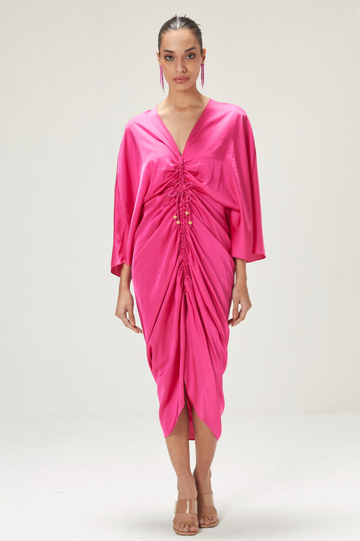 Fuchsia Pink Kaftan Dress