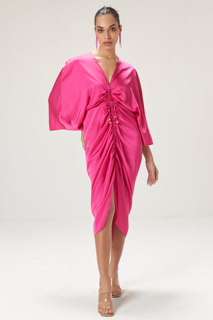 Fuchsia Pink Kaftan Dress