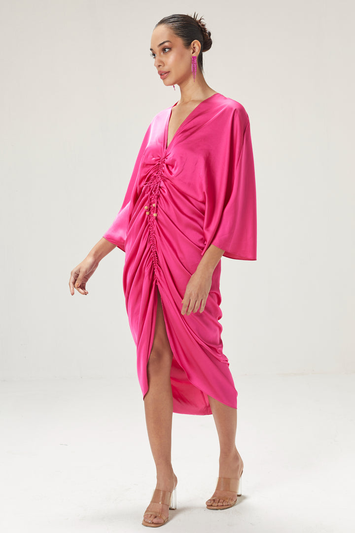 Fuchsia Pink Kaftan Dress