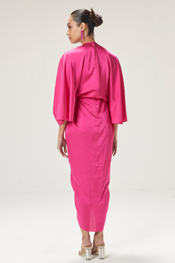 Fuchsia Pink Kaftan Dress