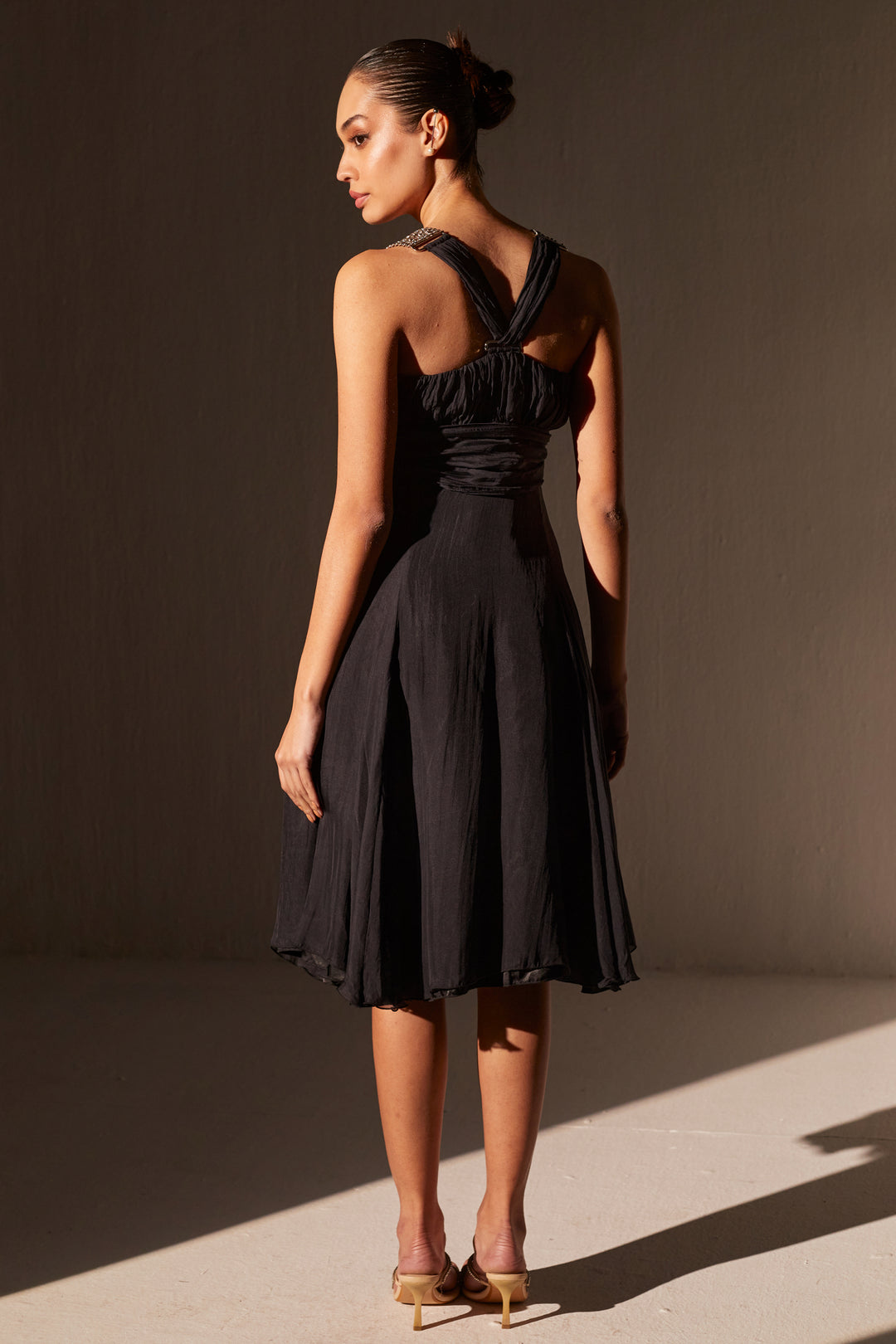 Black Fit And Flare Dress