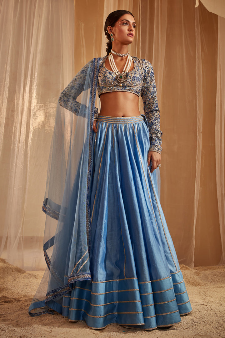 Blue Lehenga Set