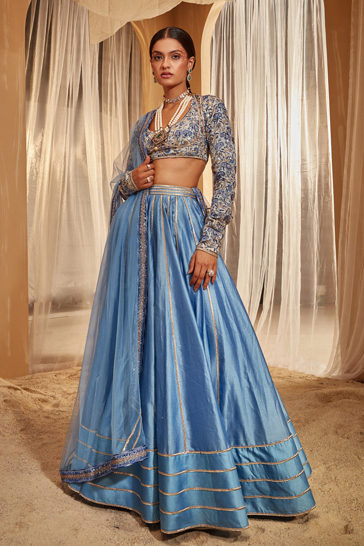 Blue Lehenga Set