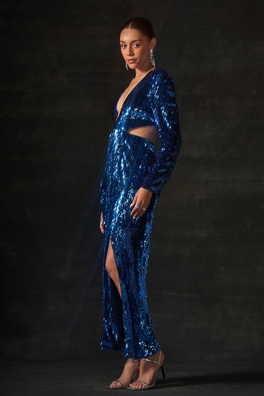 Cobalt Blue Sequin Dress