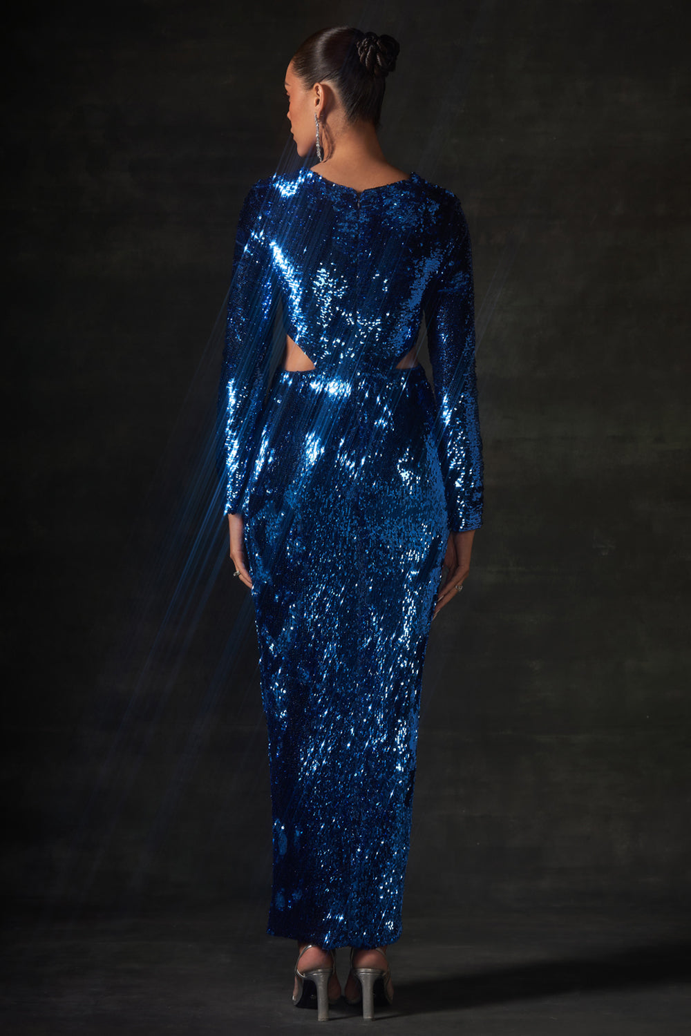 Cobalt Blue Sequin Dress