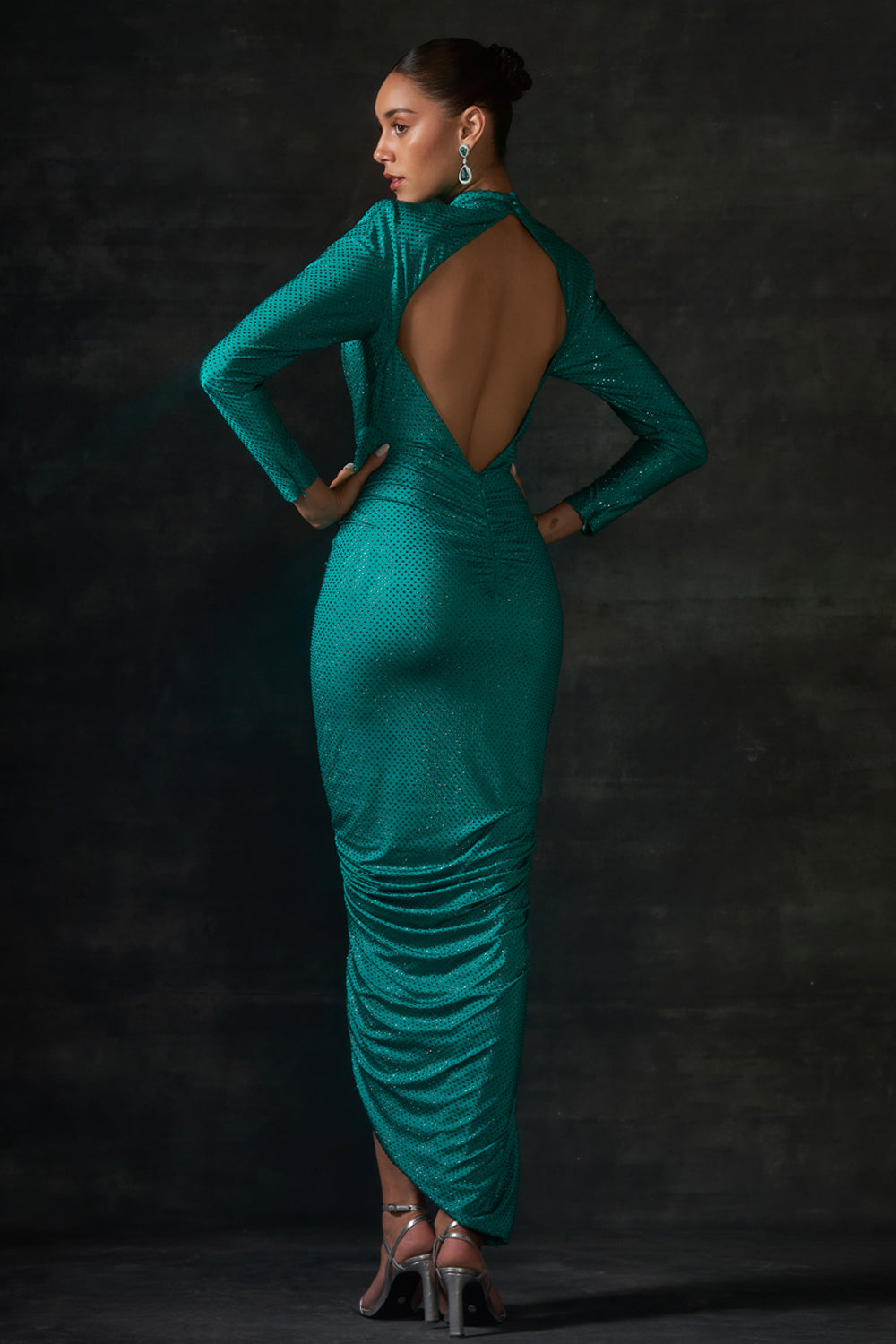 Green Drape Dress