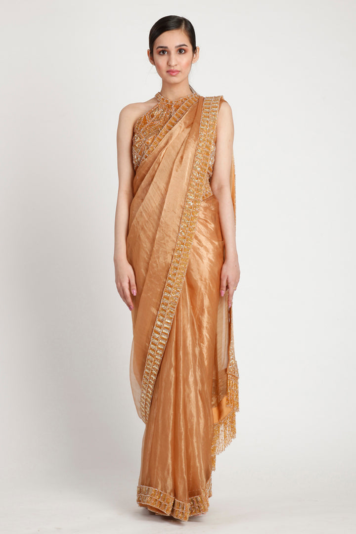 Golden Saree Set