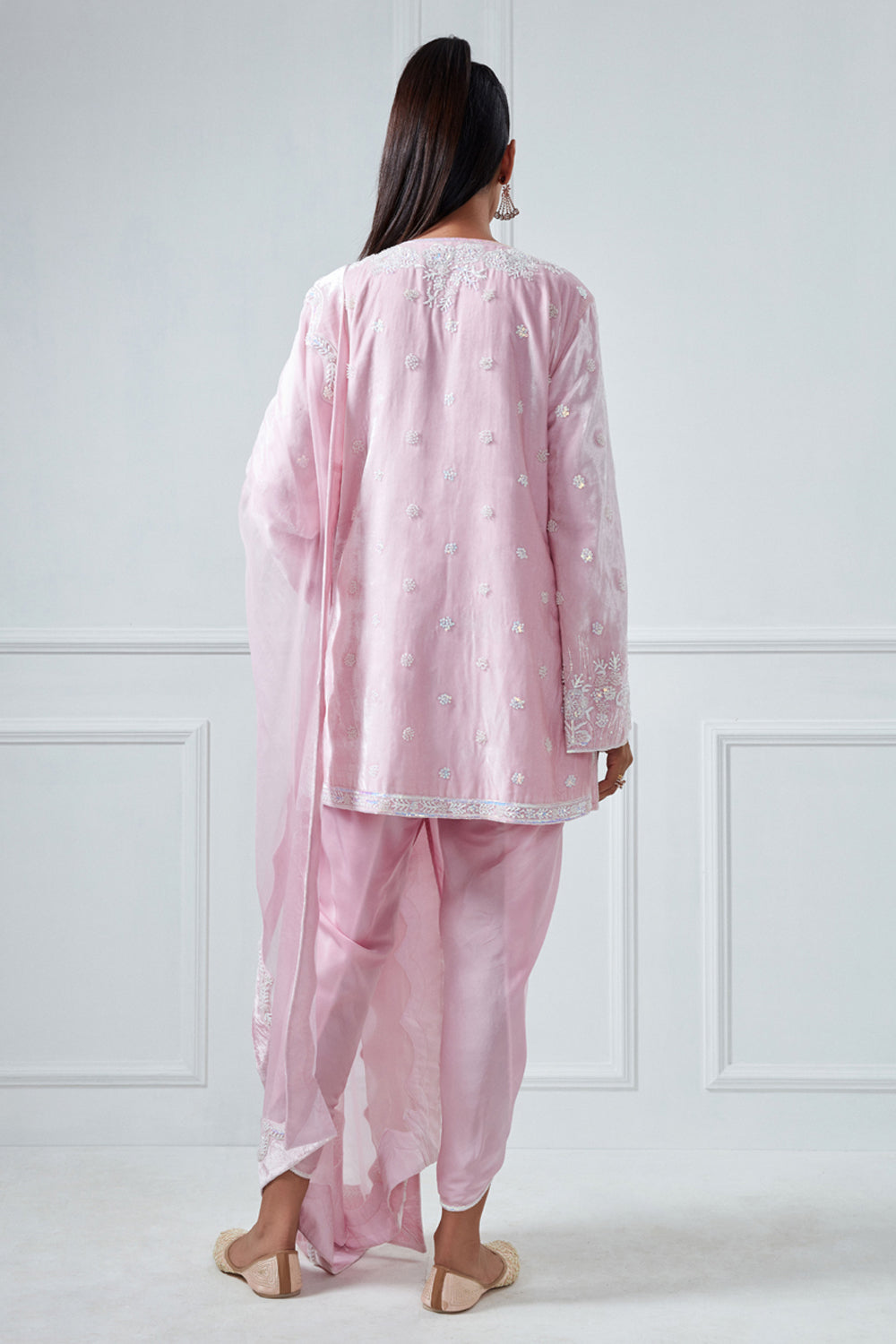 Baby Pink Kurta Set